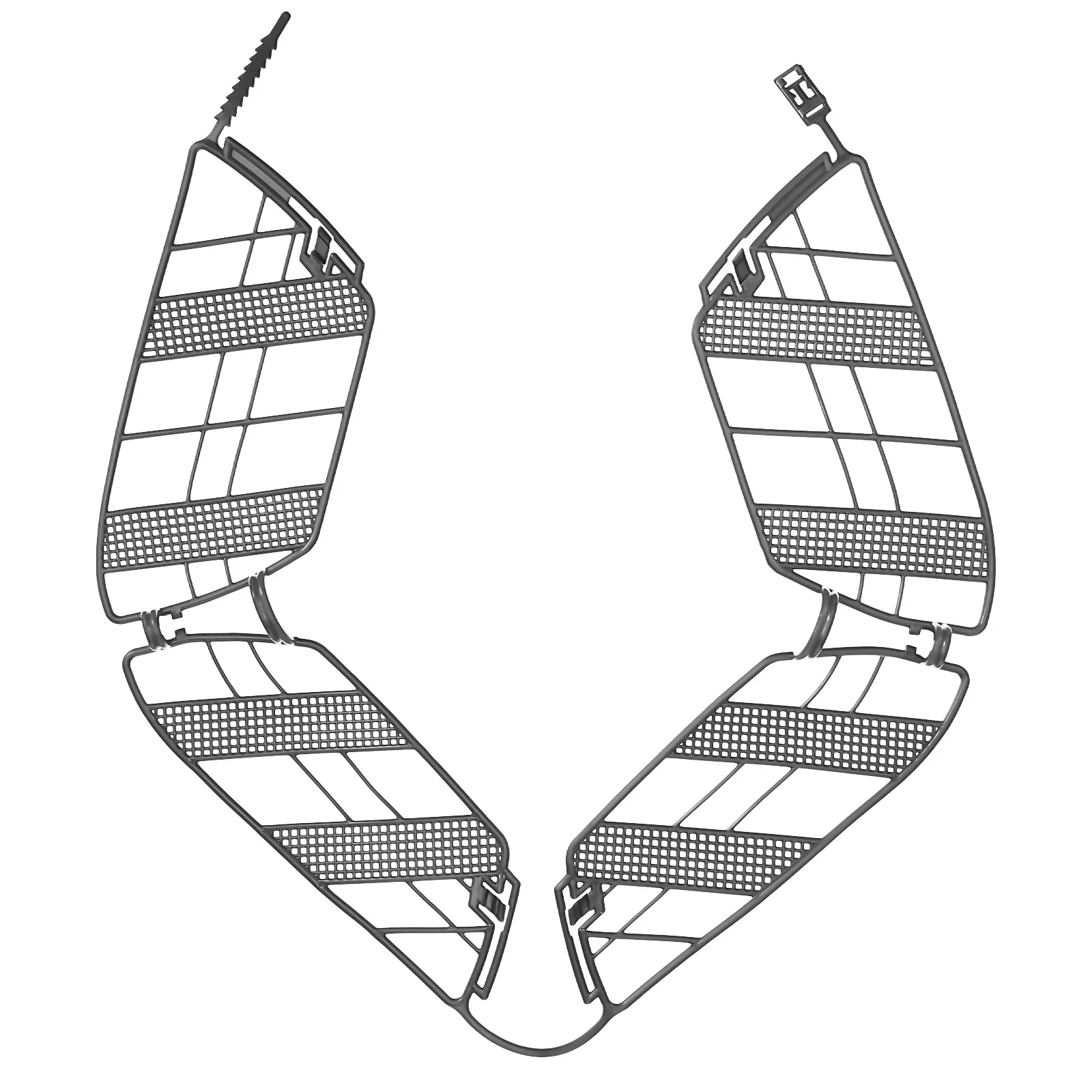 1pcs Bicycle Rear Protective Mesh Guard Universal Wheel Screen Lightweight Easy Install Bike Accessory For Parents Rear Wheel