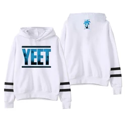 2024 Jey Uso Yeet Hoodie Pocketless Parallel Bars Sleeve Streetwear Women Men Hooded Sweatshirt Fashion Clothes