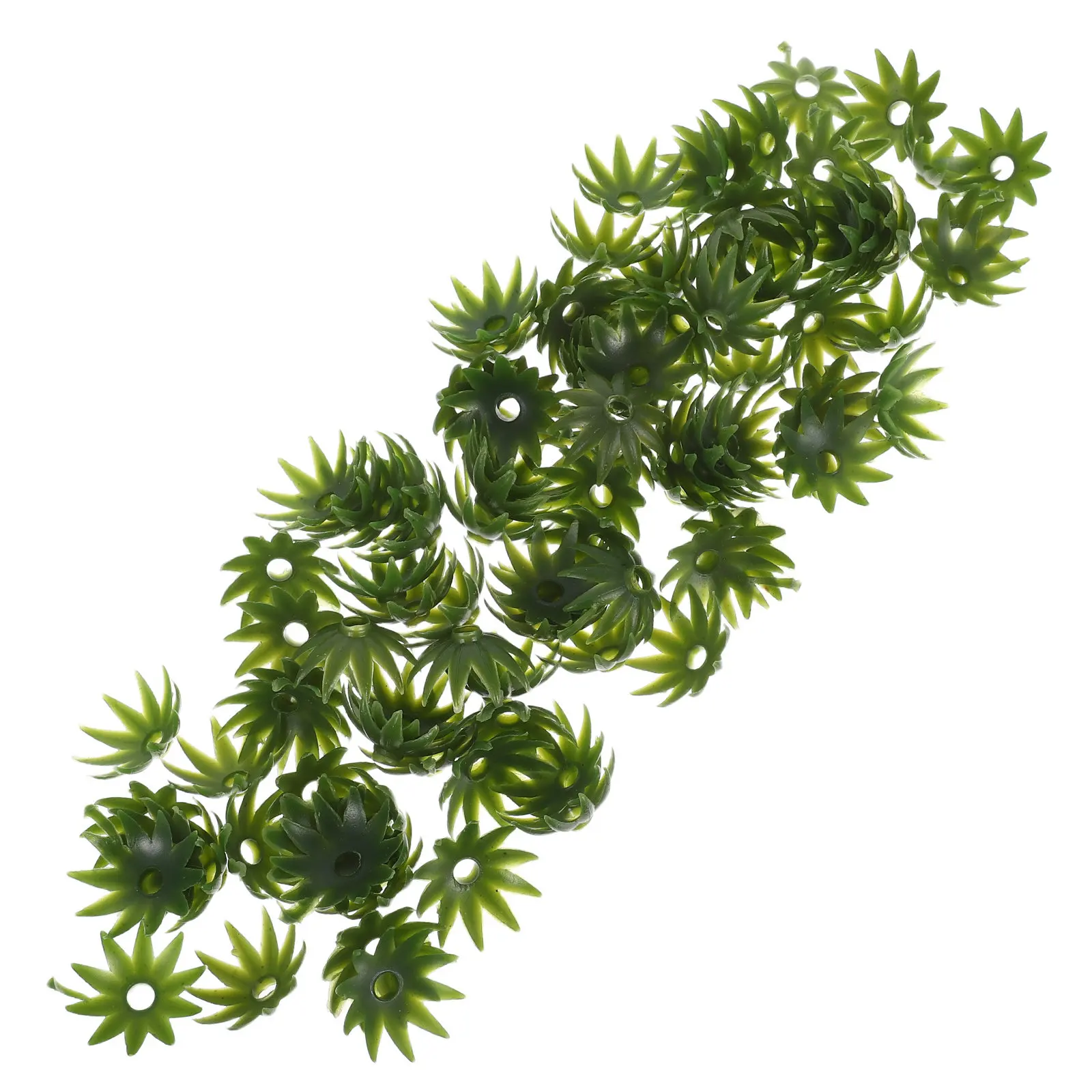 

100 шт. зеленых пластиковых коннекторов для стеблей цветов (2,3 см) для искусственных цветочных композиций, шелковых цветов, рукоделия и DIY-проектов