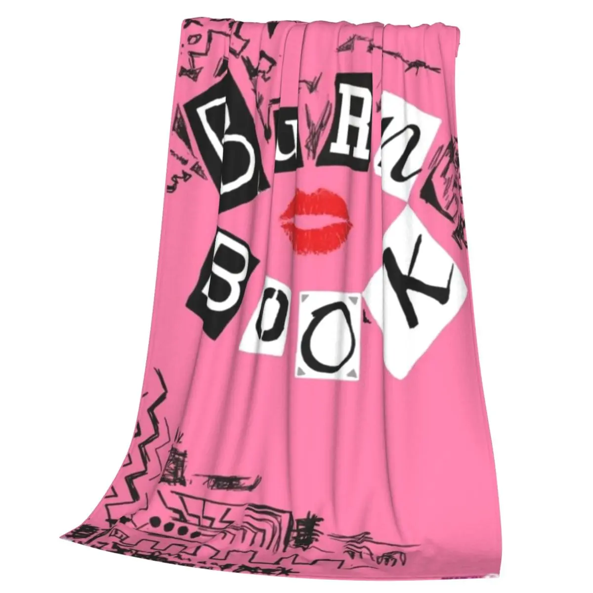 Burn Book Blankets Soft Warm Flannel Throw Blanket Plush for Bed Living room Picnic Travel Home Sofa