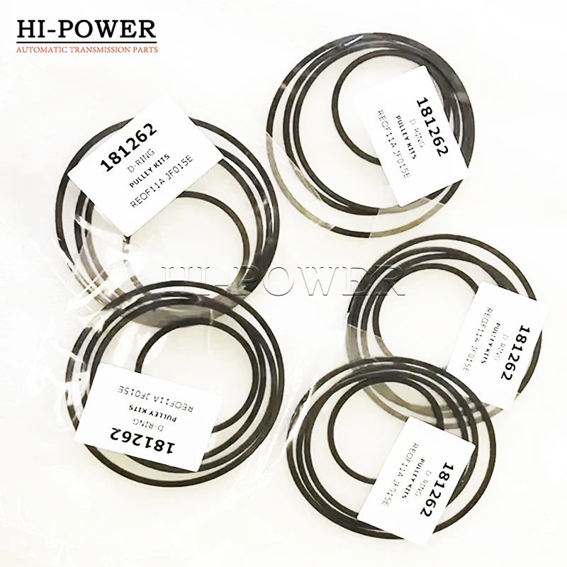 JF015E RE0F11A 181262  Transmission Clutch Repair D-ring Pulley Kits  For Nissan Sentra JF015 Gearbox Oil Seal Rings