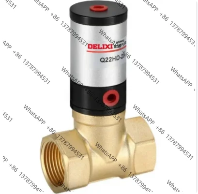 2/2 Way Brass Pneumatic Cut-Off Control Air Valve N/C N/O for Water Oil Gas Q22HD Q22HD-15 Q22HD-20 Q22HD-25 Q22HD-35