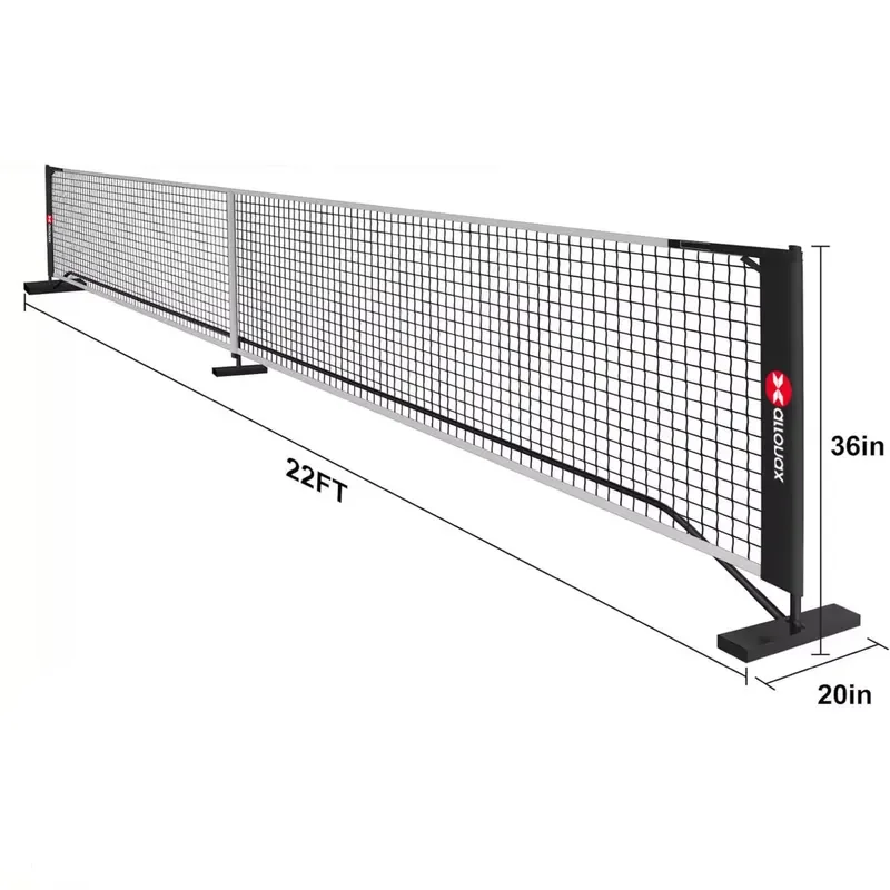 arronax-filet-de-pickleball-portable-22-pieds-personnalisable-pour-entrainement-interieur-exterieur-facile-a-transporter-sans-roues-ensemble-de-terrain-en-maille-durable