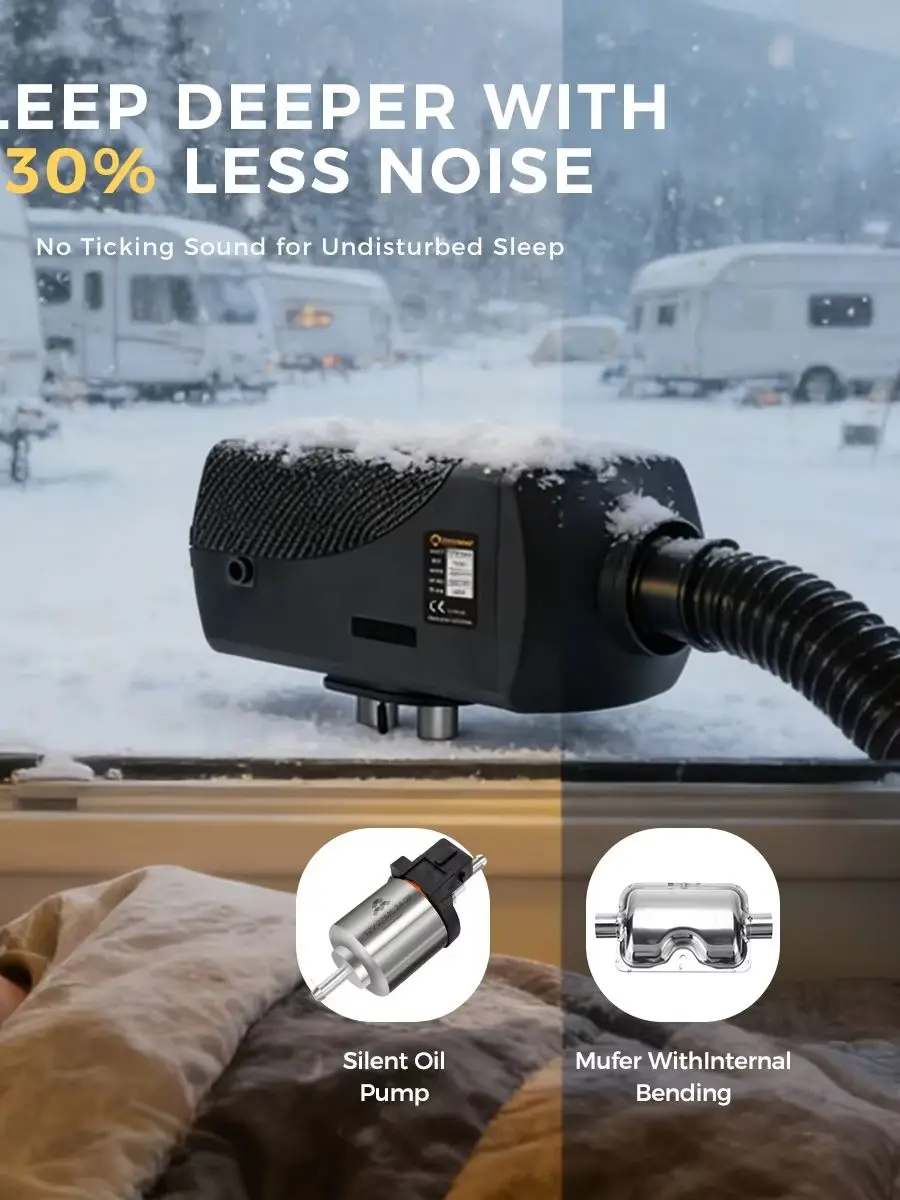 8KW 12V/24V Standheizung SH W8 APP Bluetooth WiFi Fernbedienung Langlebig 5500M Höhe Für LKW Wohnmobil Camper Boot Garage