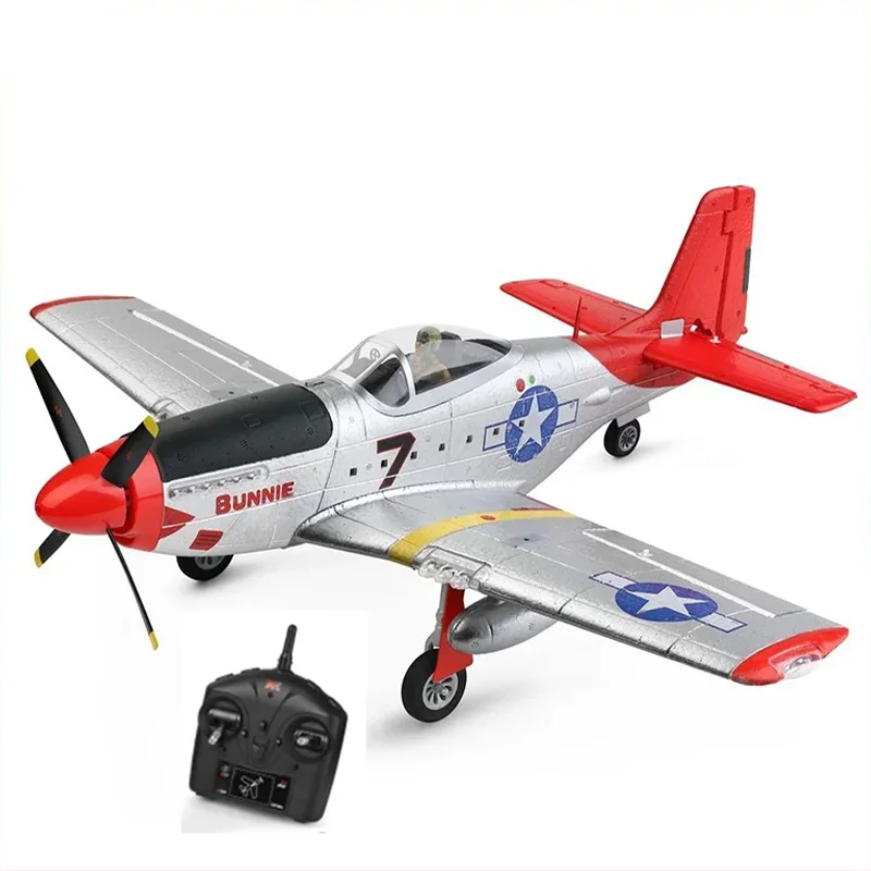 Wltoys Xk A280 Rc 비행기 P51 모델, LED 2.4GHz 리모컨 비행기, 대형 전투기 장난감, 남아용 선물, FPV 캐리어, 3d, 6g  Best5