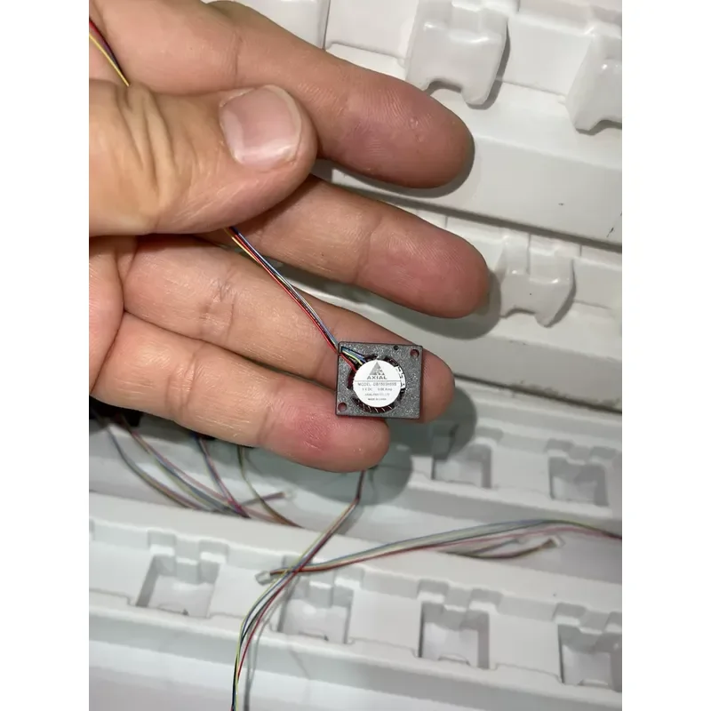 Brand New Original Small Cooling Fan with Screws Complete Wires Standard Hole Spacing for DIY
