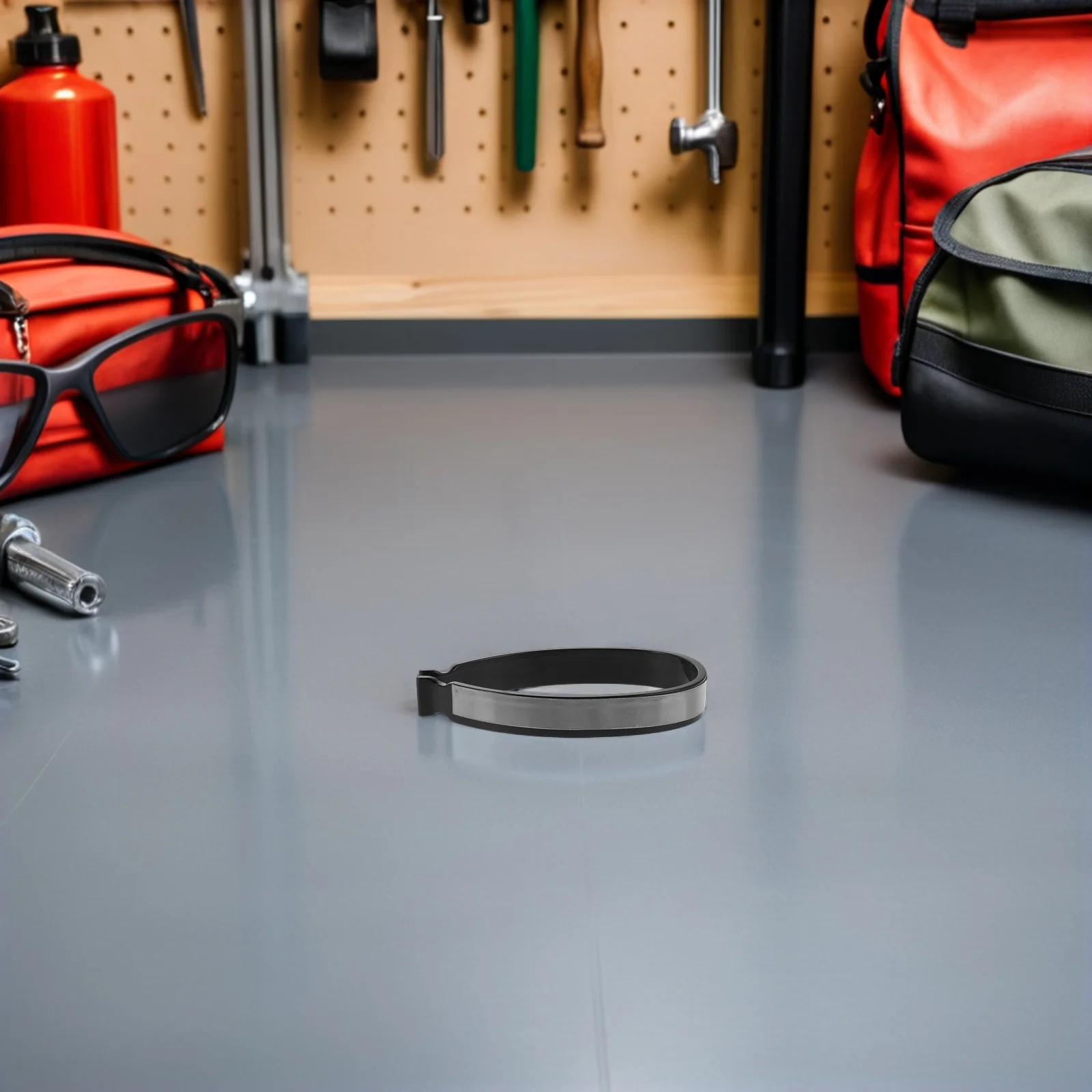 2 زوج عاكس الدراجات بنطلون كليب واسعة رمادي الساق الفرقة ليلة السلامة بانت الساق الكفة كليب الدراجة بنطلون كليب للتنقل