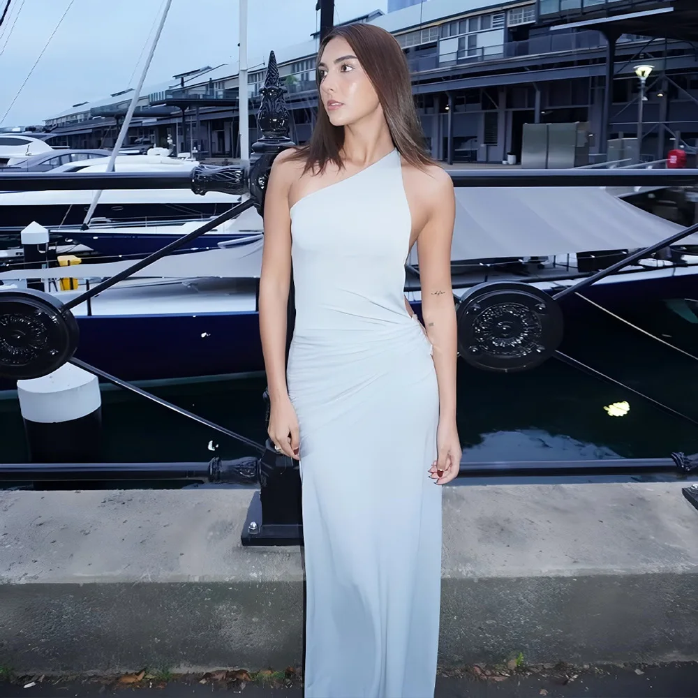 Dresses Womens Dress Boho Spring Knitwear Ribbing Breathable Mockneck Patchwork Regular Modern Commuting Simplicity Comfortable