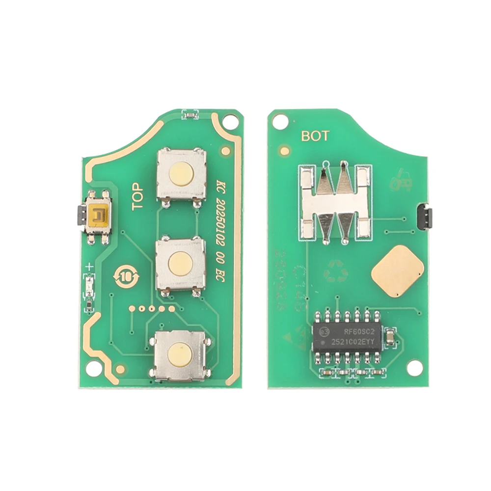 jingyuqin 4 Buttons Remote Car Key Circuit Board Fob 315MHZ 1J0959753AM / 1J0959753DC For VW Volkswagen Golf 2009 NBG92596263