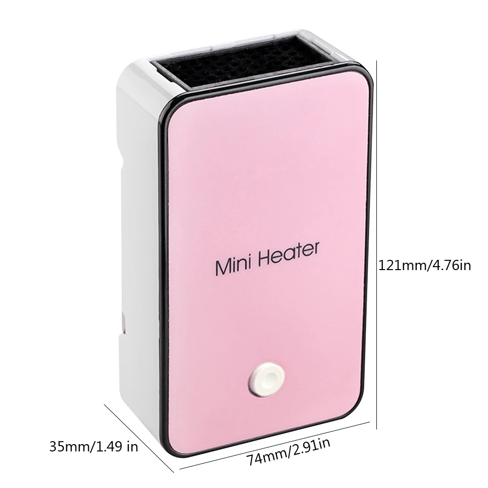 Portable Electric Heater Desktop Hand Warmer Space Warm Air Blower Mini Fan Heater For Dormitory Home Heaters Winter Heating Fan