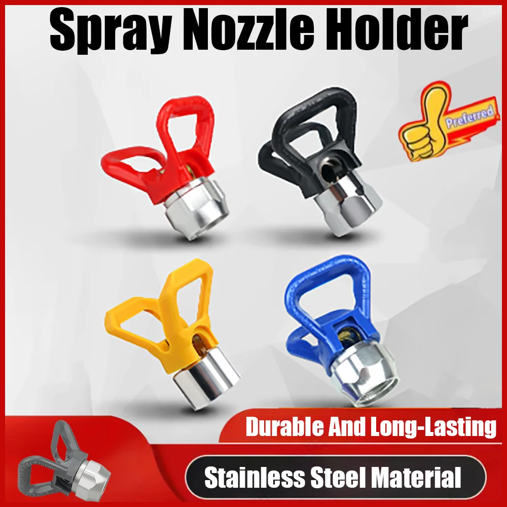 

One High-Pressure Airless Spray Gun Flat Head Nozzle Shield Airless Nozzle Shield Sleeve, Suitable For Spray Nozzles