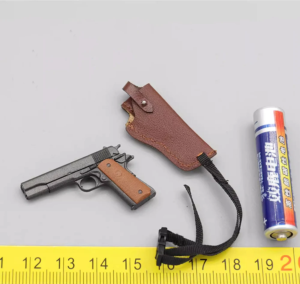 

1/6 UJINDOU UD9026 US. Army Operation Force 1980 Toys Model M1911 The Secondary Weapon Doll Leather Holster Clip Not Real PVC