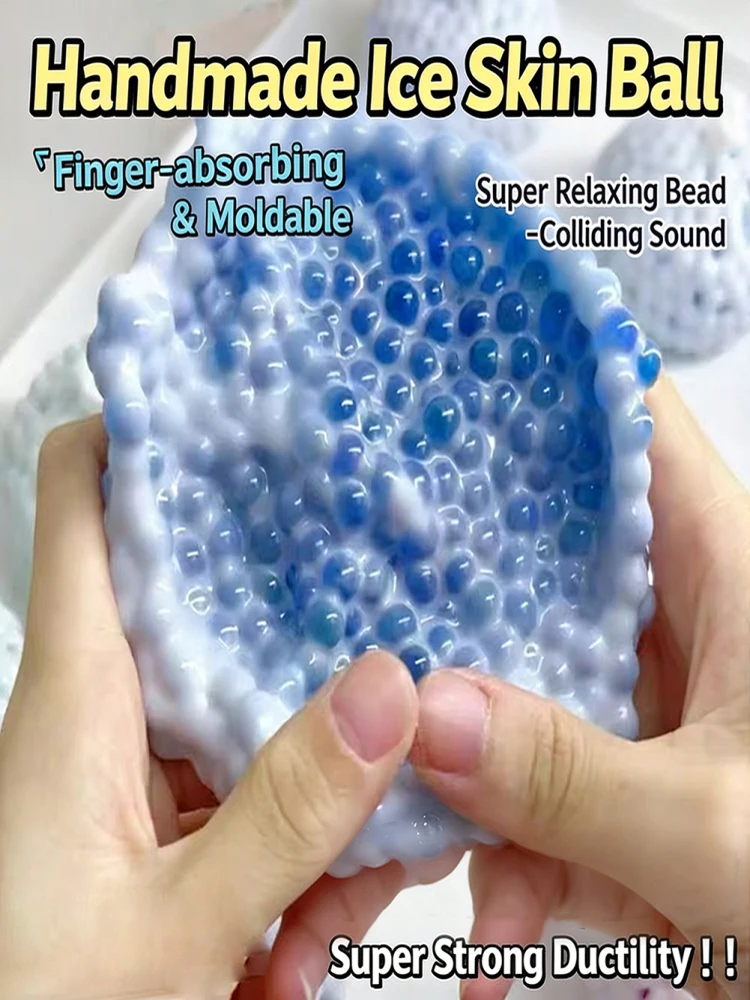 Crunchy Squishies Stressball Fidgets Spielzeug Handgefertigtes Kunsthandwerk Stress-Angst-Reliefbälle Quetschspielzeug für Kinder als Geschenk