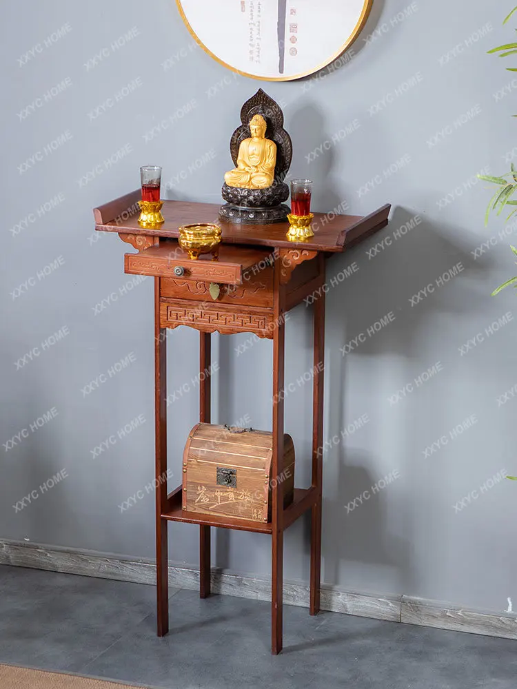 

Altar Buddha Shrine Household Economical Altar Buddha Table Solid Wood Buddha Niche Modern