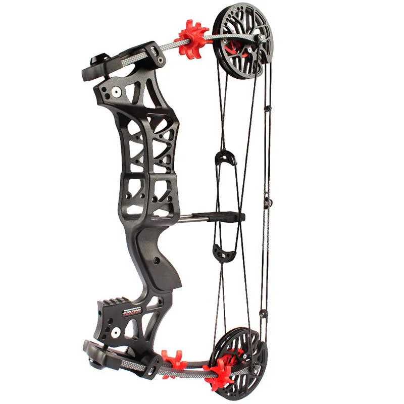 30-60lbs Adjustable Falcon Steel Ball Bow Archery Dual-purpose Compound Pulley Bow M109E Outdoor Entertainment Bow and Arrow