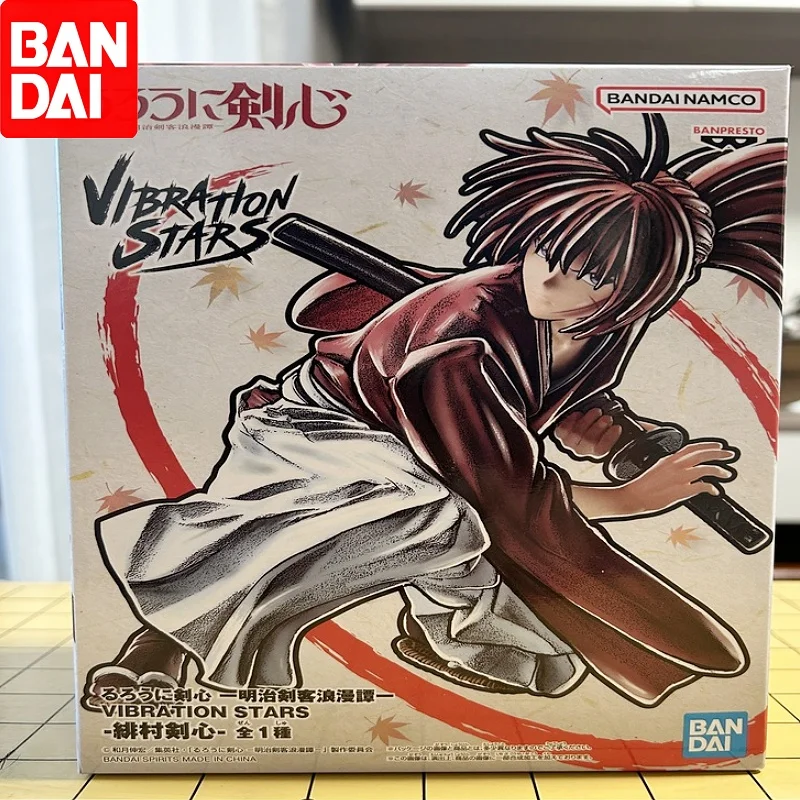 

Новинка Bandai Banpresto Rurouni Kenshin вибрирующие звезды Himura Kenshin Аниме фигурки экшн-игрушки модели в подарок