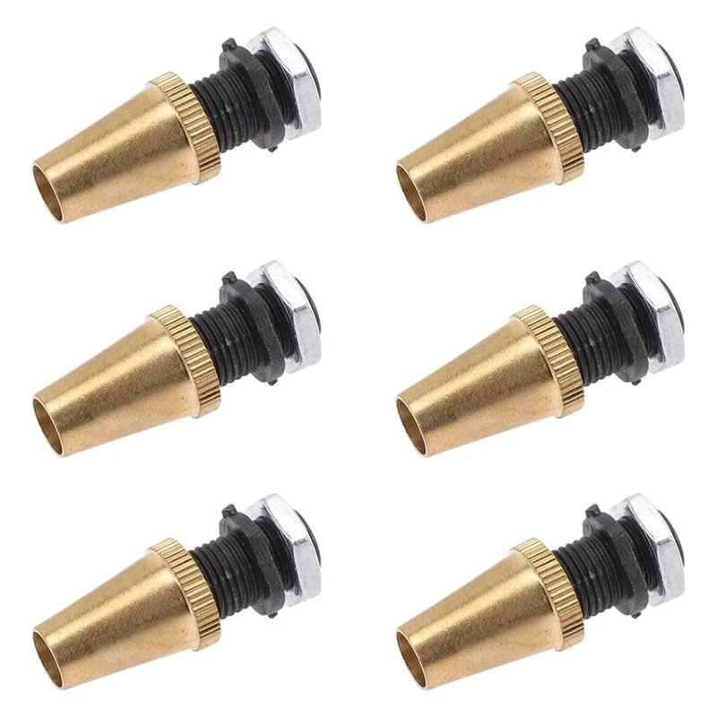 ABNL 6-Piece Copper M10 Threaded Cable Grips Wire Clip