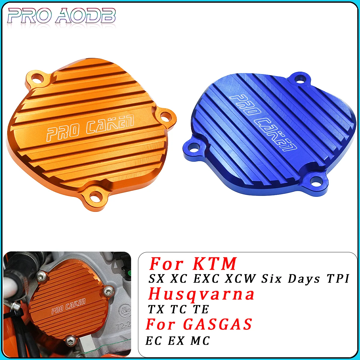 

Motorcycle Accessories CNC Exhaust Power Valve Control Cover For KTM Husqvarna 250/300 Stroke Modified Parts SX/XC/EXC/TC/TE/TE