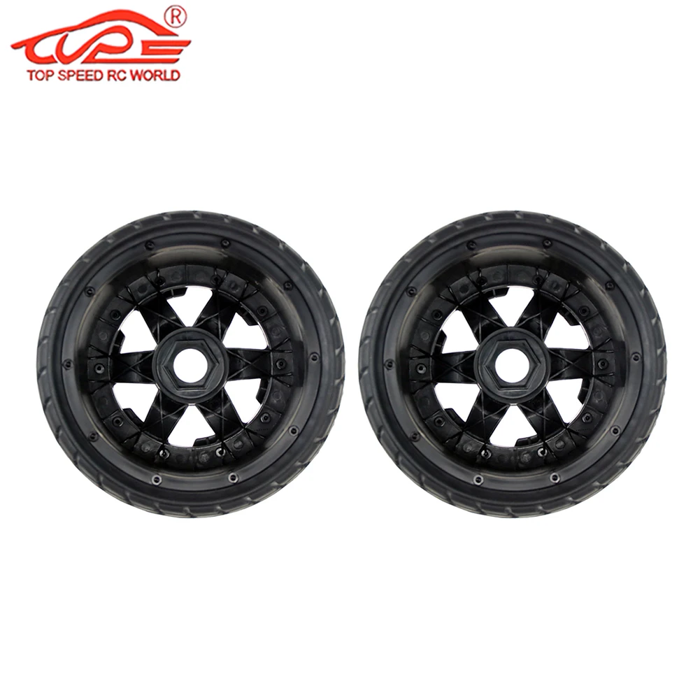 Upgrade Tyre Front or Rear Highway-road Wheel Tire Set for 1/5 Scale Rc Car Gas HPI ROFUN ROVAN KM BAJA 5B SS Buggy Truck Parts