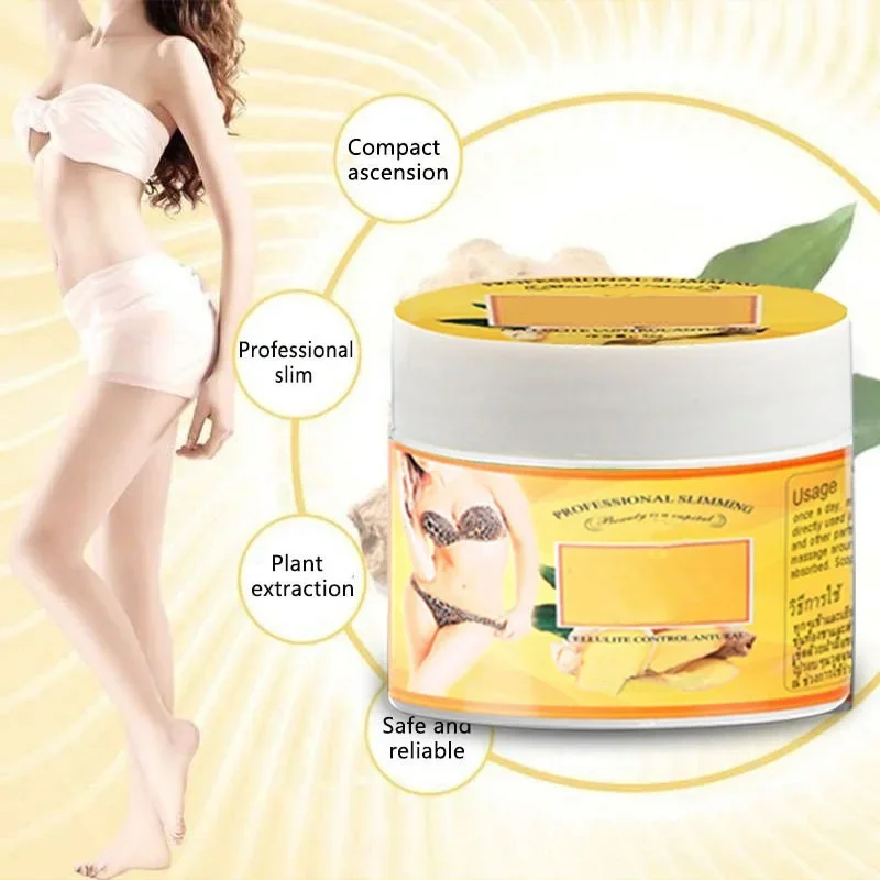 Ginger Fat Burning Cream Anti-cellulite Full Body Slimming Weight Loss Massaging Cream Leg Body Waist Effective Reduce Cream