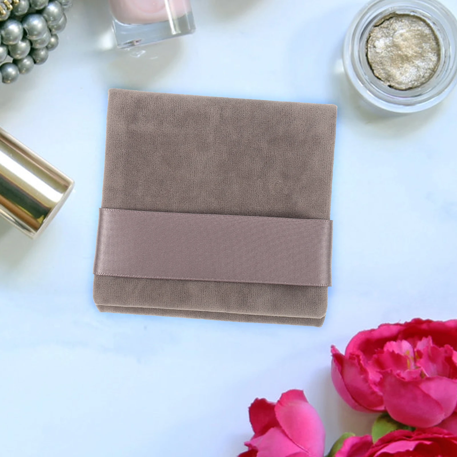 

Небольшой портативный мешочек для хранения ювелирных изделий, подарочная упаковка, держатель для аксессуаров, многоразовый прочный материал, удобный для путешествий