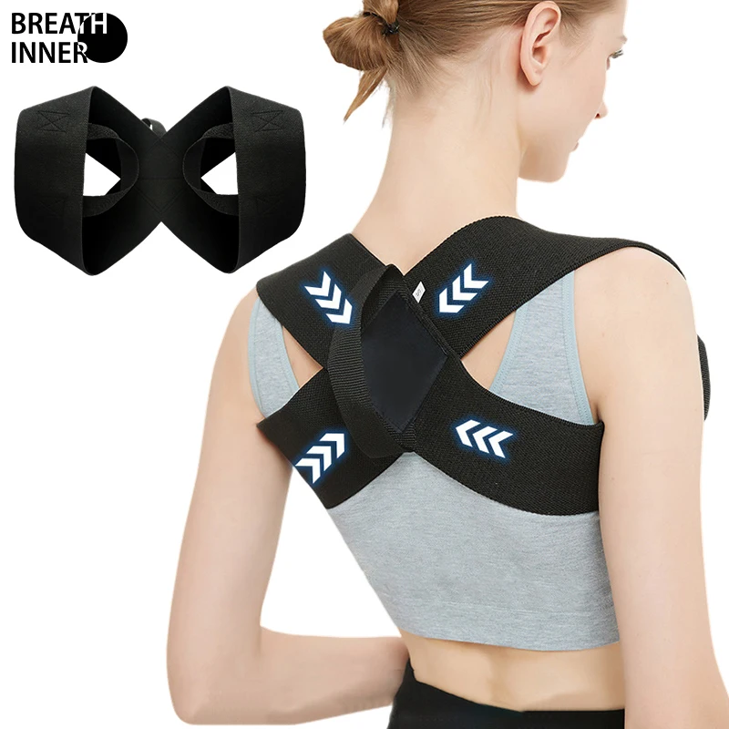 

Back Posture Corrector for Men and Women, Adjustable Straightener for Mid, Upper Spine Support, Back Brace for Scoliosis and Hun