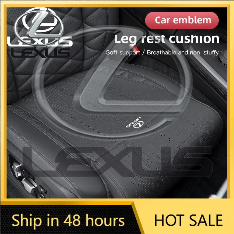 

2026 Hot Interior Stickers Car Seat Leg Support Extension Leather Auto Extender Cushion For Lexus Fsport GS GX IS LS LX CT LC RC