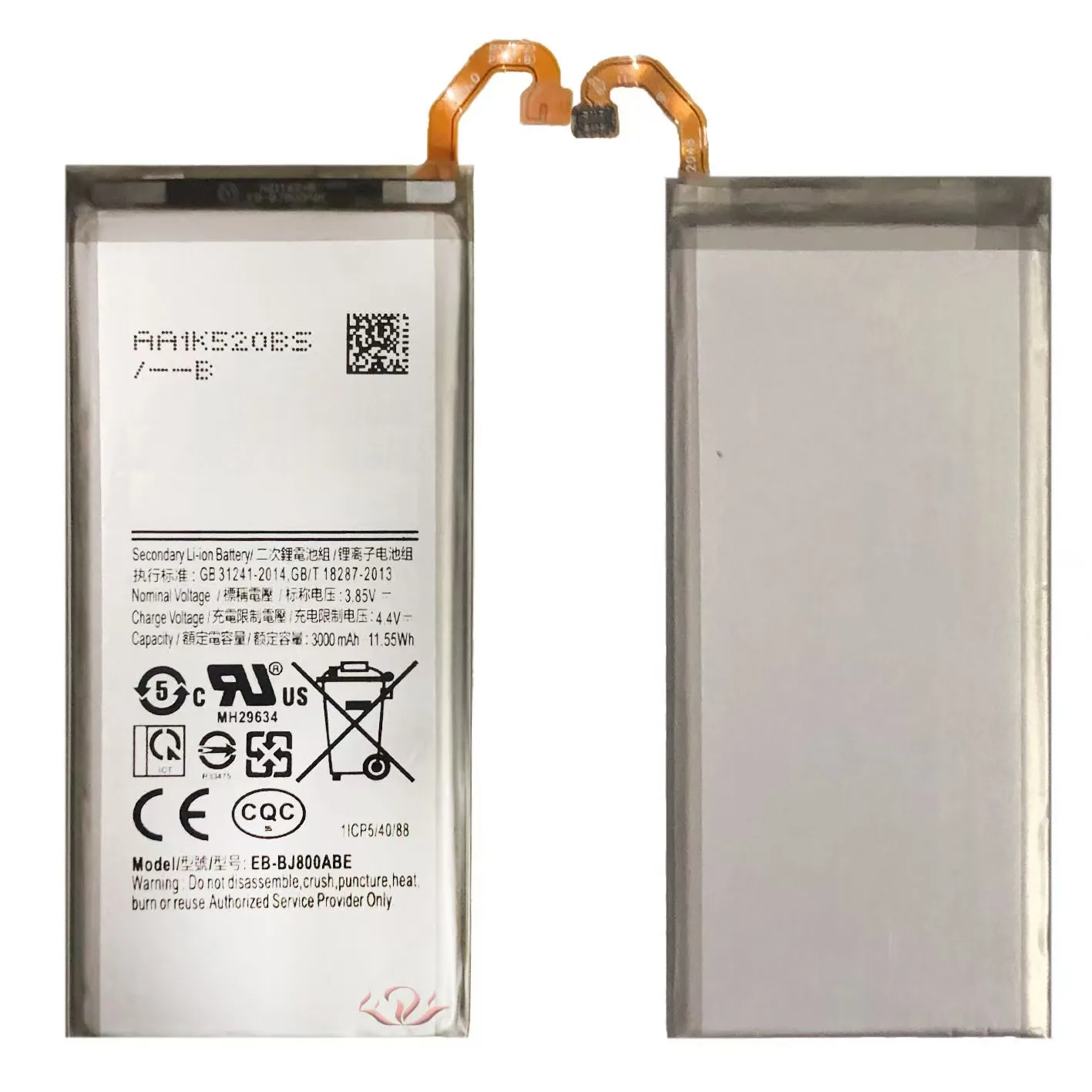 For Samsung J6 J600 J600F A6 A600FN EB-BJ800ABE original battery,Battery Replacement Repair Parts,Send Tools