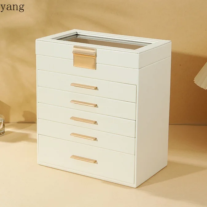 CX Multi-layer Jewelry Storage Box Anti-oxidation Earrings Earrings Necklace Jewelry Box