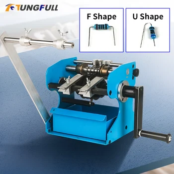 1pc U/F type resistance forming molding machine Hand crank resistance axial lead bending cutting and forming machine U/F molding