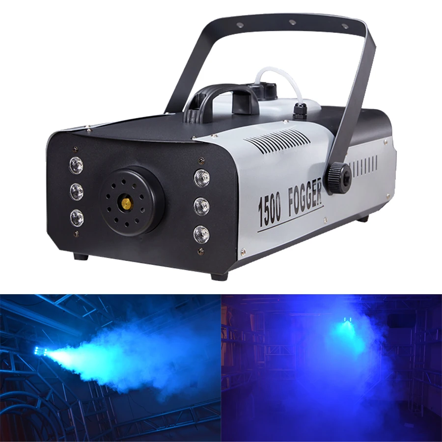 

1500W DMX Smoke machine Led RGB Wireless remote control fog machines DJ Lights Disco Lighting Stage