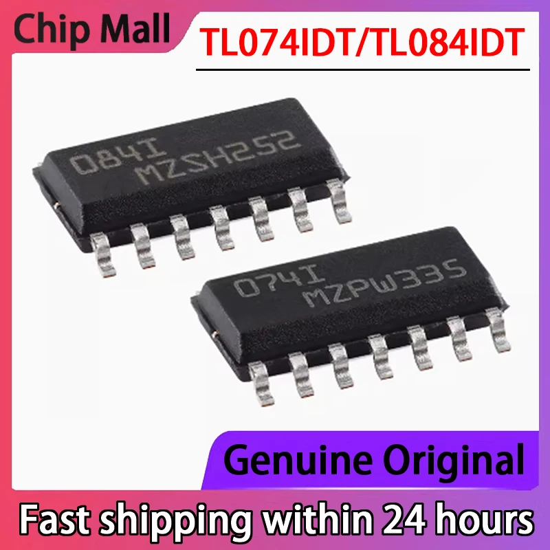 10PCS New Original TL074IDT TL084IDT SOP-14 JFET Input Four Channel Operational Amplifier Chip in Stock