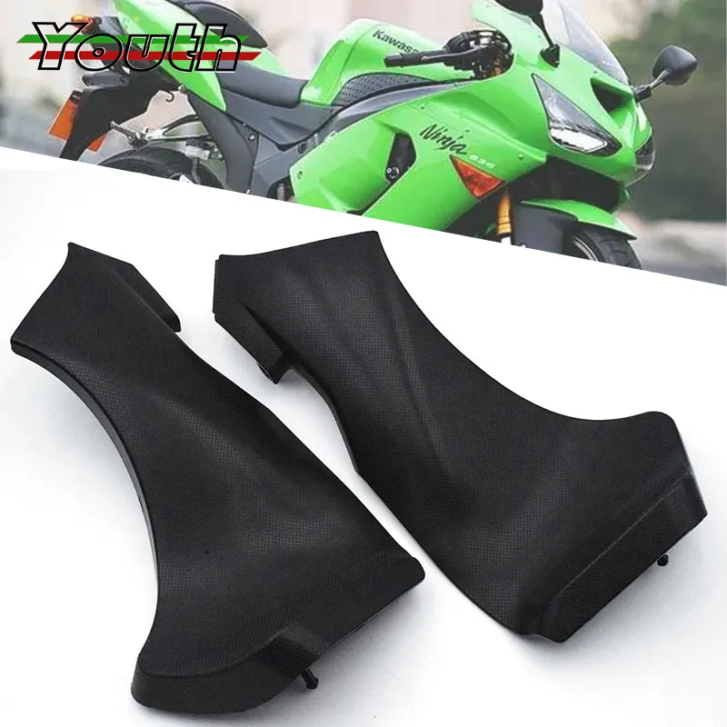 Real Carbon Fib For Kawasaki Ninja ZX-6R zx6r 636 600 2005 2006 05 06 Inside Front Head Tube pipe Air duct Repair Part