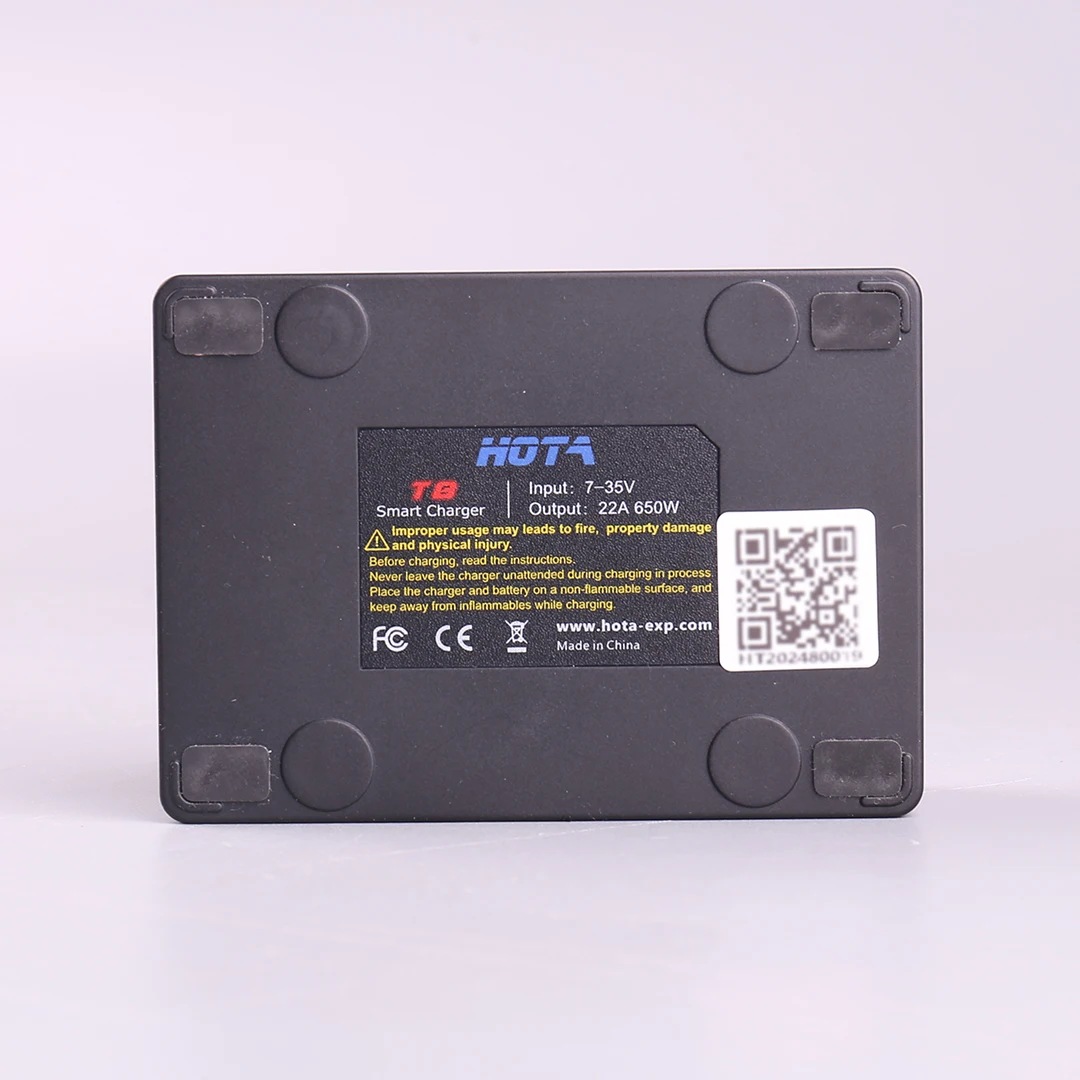 HOTA T8 650W 22A XT60 Intelligent Charger Checker for 1-8S NiZn/Nicd/NiMH Batteries RC Drone Spare Parts