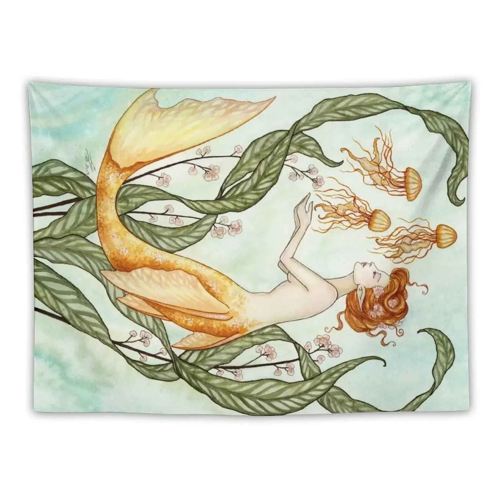 Jellyfish Charmer Tapestry Room Decor Aesthetic Decorations For Room Tapestry