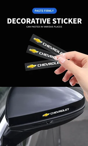 Imagen 1 del producto Pegatina Interior de coche, calcomanías de control Central, insignia con emblema, estilo de coche para Chevrolet Colorado Cruze Spark Captiva Malibu Trax Aveo