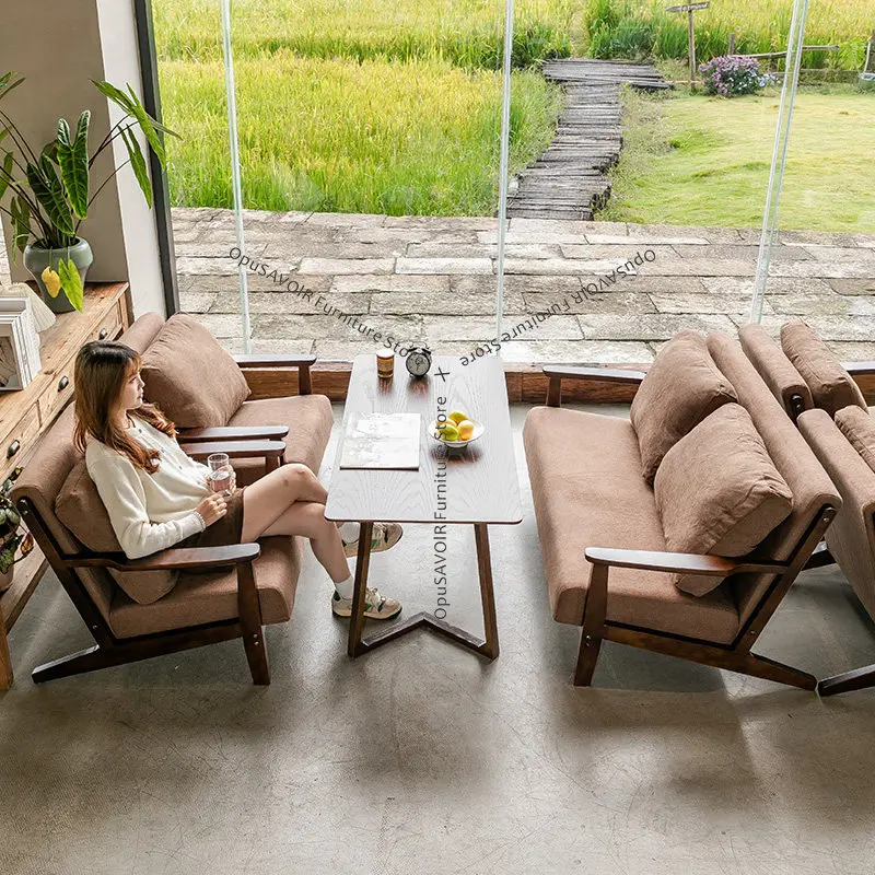 

Комплект мебели для кафе из массива дерева, винтажный стиль, коммерческая мебель для кафе с молочным чаем, книжного кафе, зоны отдыха, наборы мебели для кафе JT40C