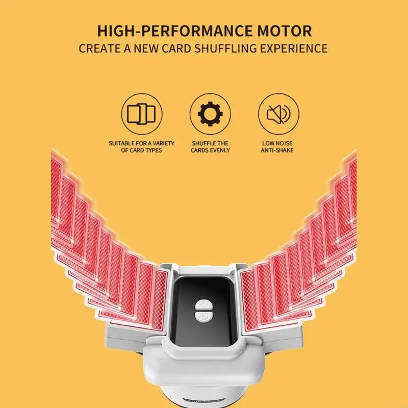 

Пластиковые автоматические машины для тасования карт с возможностью использования 4 колод. Тихая работа при перетасовке. Простые