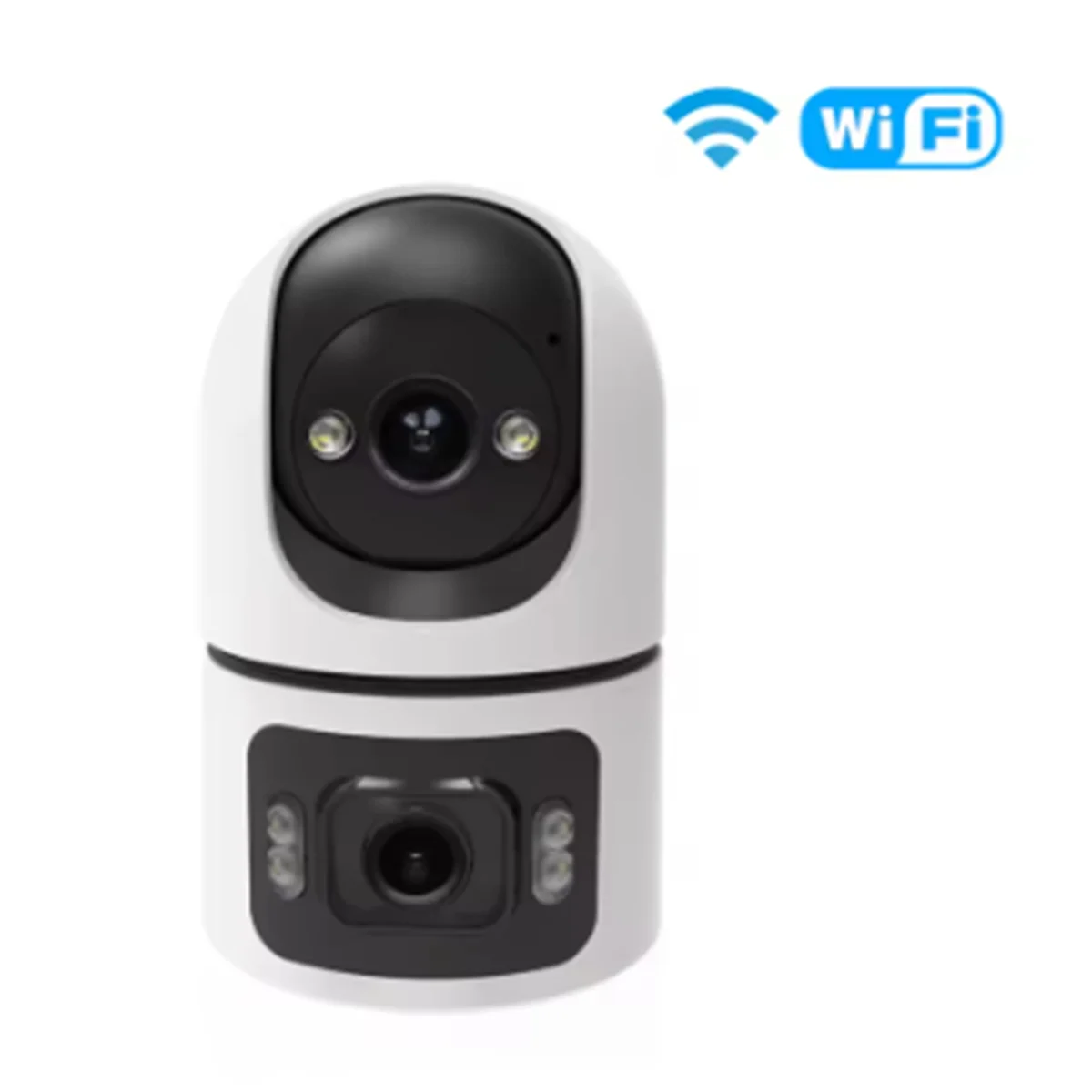 AT59 Tuya WiFi Indoor Smart Camera 4MP Dual Screen Lens 2.4G/5G Infrared Night Vision Motion Detection Auto Track