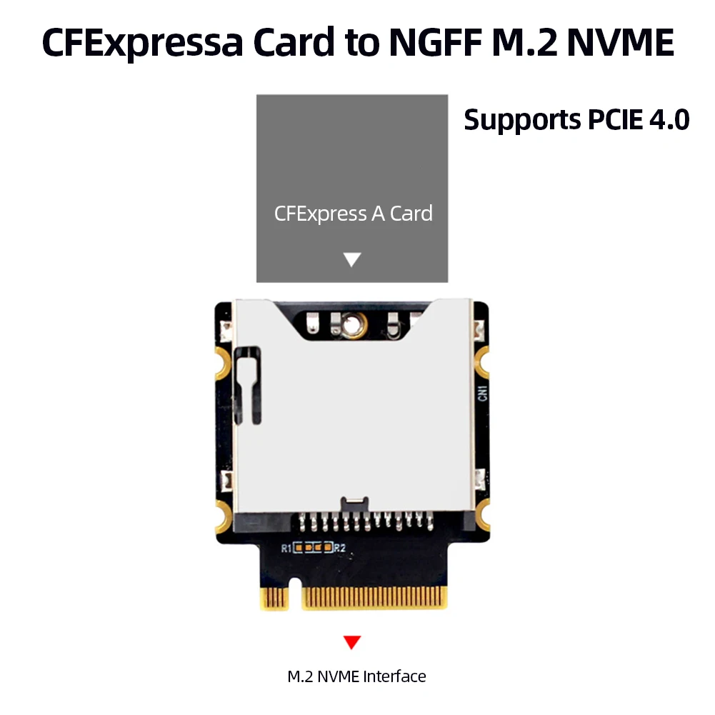 Adaptador de Placa de Expansão M2 para SATA3.0, Tipo A para M.2 M-Key NVME, PCI 3.0, 4.0, Conversor X1