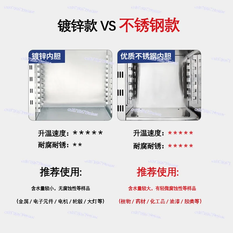 Electric Heating Constant Temperature Blast Drying Oven High Temperature Industrial Oven Oven Hot Air Dryer Laboratory Aging
