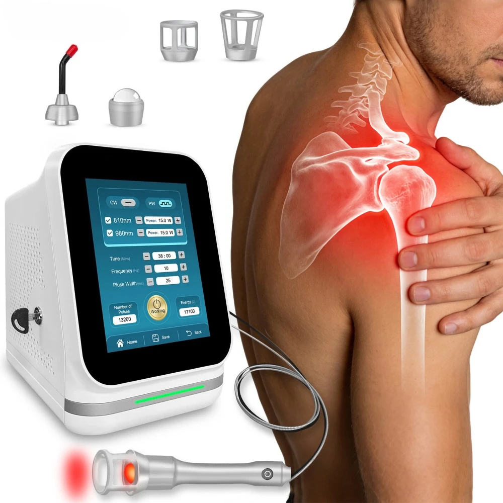 Frovab 30W Deep Tissue Cold Laser for Clinic Home Pain Relief Physiotherapy Equipment Sports Rehabilitation Anti-inflammatory
