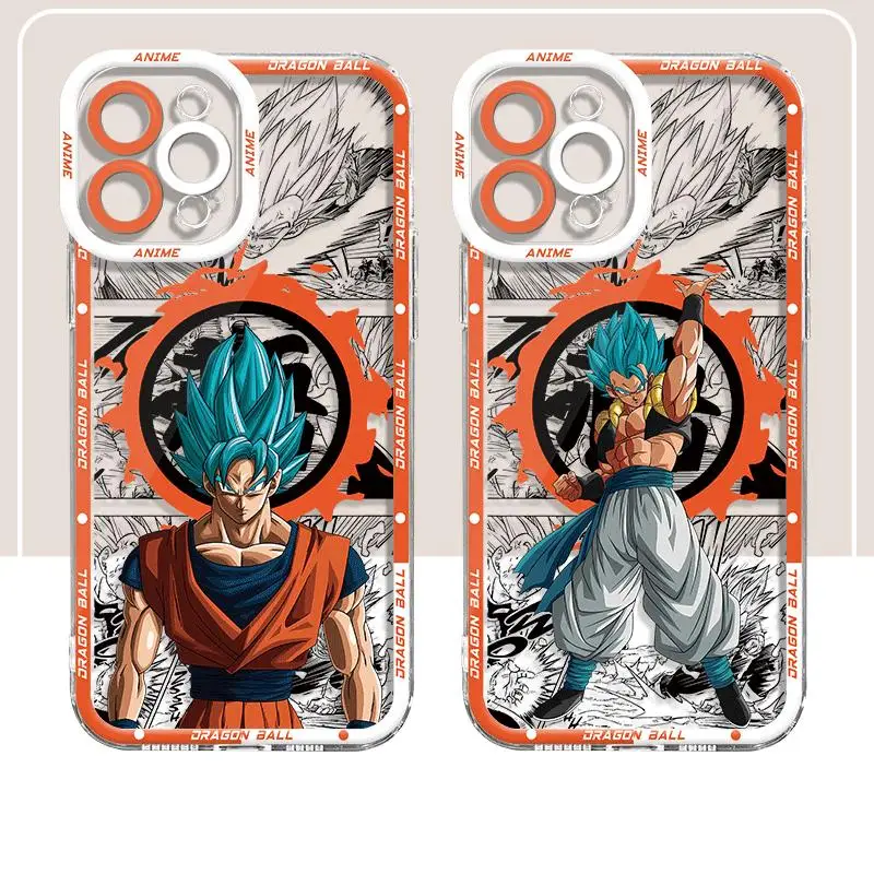 Dragons Balls Goku DBZ Phone Case for Apple iPhone 11 13 14 ProMax 15 Pro 7 8 Plus 12 Mini X XS Max XR SE 2022 Silicone Cover