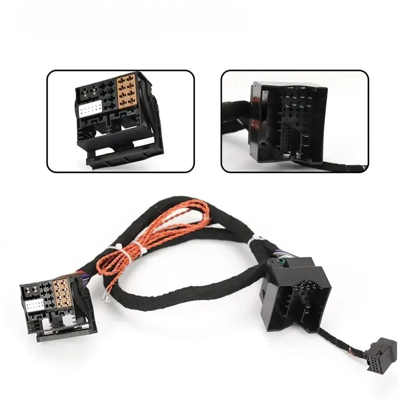 Ingenious-Split MIB 877/866 Retrofit Wiring Harness For VW Golf 7 Lamando For Touran L For TIGUAN L For TOUAREG Golf Sportsvan
