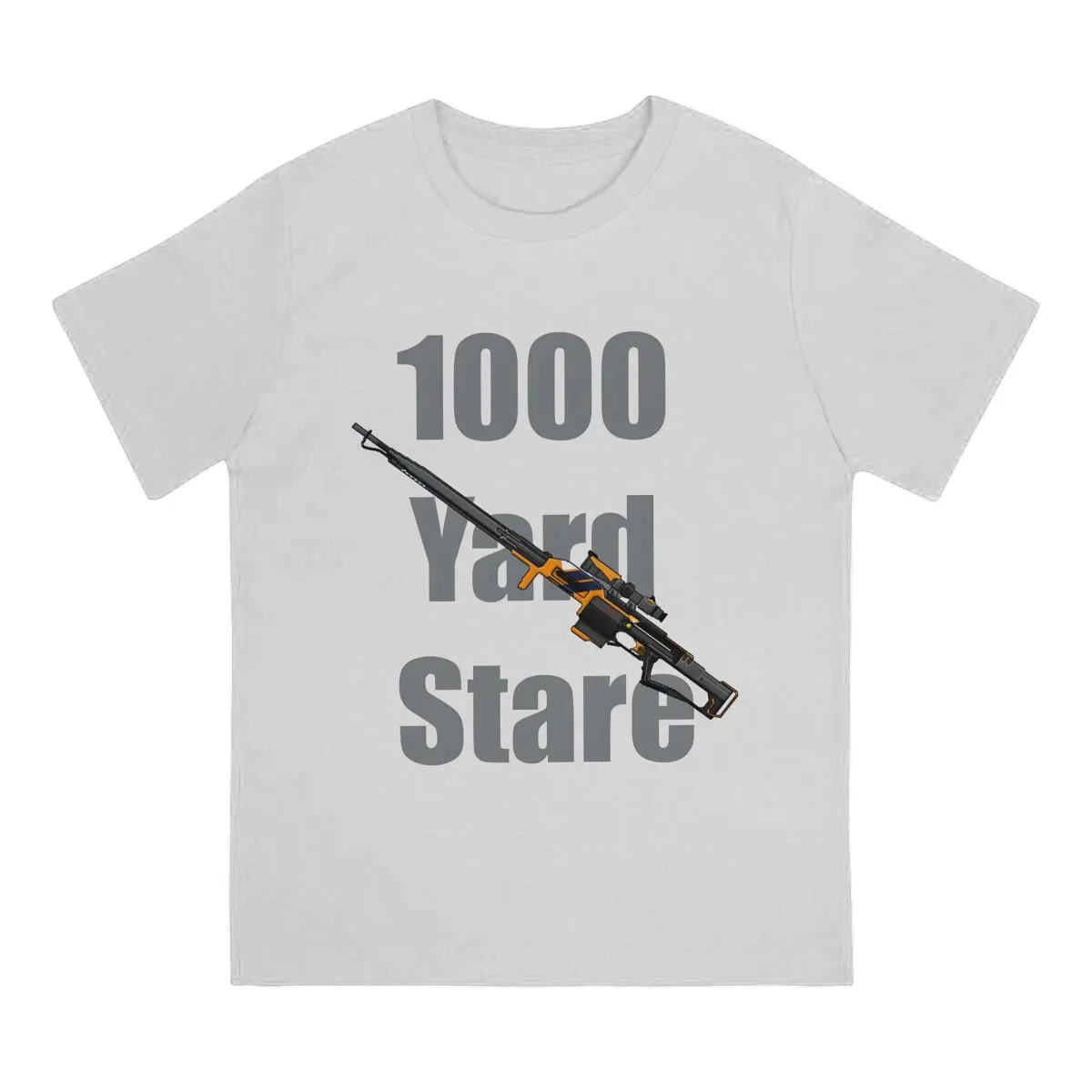 1000 Yard Stare Harajuku Polyester TShirt Activision Style Tops Casual T Shirt Male Tee