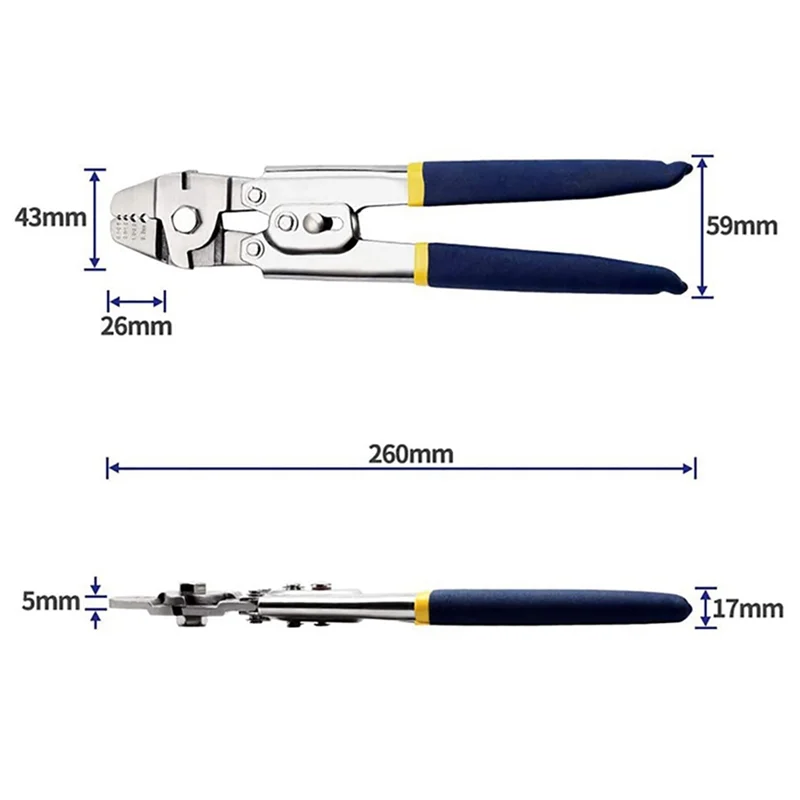 【A38M】1 قطعة 255 أسلاك الفولاذ المقاوم للصدأ حبل العقص كماشة 8 الألومنيوم كم العقص كماشة الصيد في الهواء الطلق المحمولة