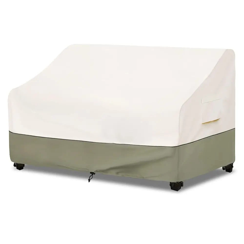 

2-Seater Heavy Duty Patio Loveseat Cover, 100% Waterproof Outdoor Deep Sofa Cover Size Up To 58W X 32.5D X 31H Hes, Lawn Patio