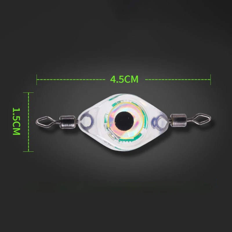 1pc LED Fish Lamp Mini Fishing Lure Light LED Deep Drop Underwater Eye Shape Fishing Squid Fishing Bait Luminous Lure - view 6