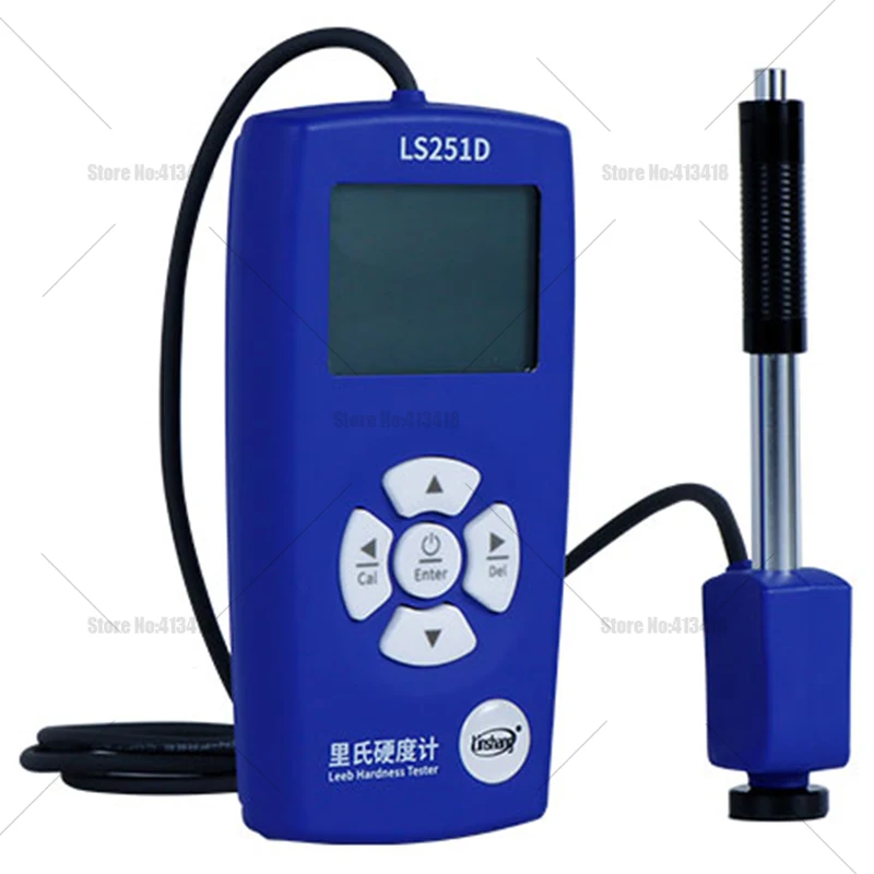 HLD/HRB/HRC LS253 Durometer Leeb Hardness Tester Steel High Precision Multi-probe Wireless Printer APP Metal Material Convert
