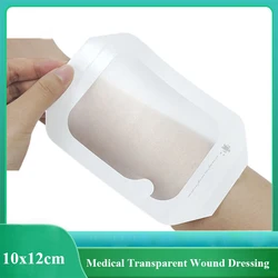 Película médica transparente impermeable para vendaje de heridas, 50 piezas, PICC I.V Parche adhesivo de fijación de aguja, infusión de cánula